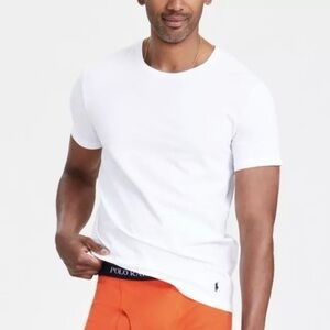 Polo Ralph Lauren Men’s White 3 Pack Classic Fit Crewneck Undershirts Size L